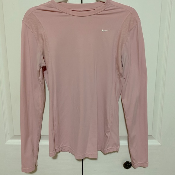 Nike Long Sleeve Dusty Rose Shirt - Picture 1 of 3